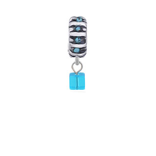 Charms Beads Charm Anh&auml;nger Perlen f&uuml;r Armband Kette Starter Angebot,Edelstahl Zirkonia Silber karma-beads , Pandora style kompatibel