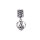 Charms Beads Charm Anh„nger Perlen fr Armband Kette Starter Angebot,Edelstahl Zirkonia Silber karma-beads , Pandora style kompatibel