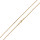 Basis Kette Schlange Edelstahl Halskette Gold 1.5mm 90cm