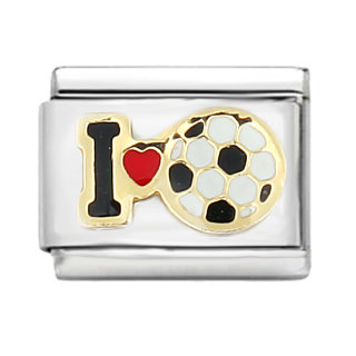 Italian Charms Armband Classic glieder Italy Charm,Silber Gold Edelstahl Links Kult modele Blume Tiere Herz fr Fussball