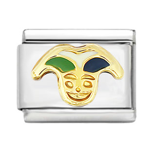 Italian Charms Armband Classic glieder Italy Charm,Silber Gold Edelstahl Links Kult modele Blume Tiere Herz fr Clown Joker