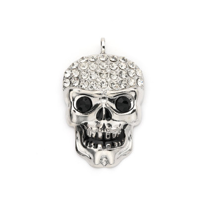 Anh„nger fr Halskette Vario Schmuck Totekopf Skull...