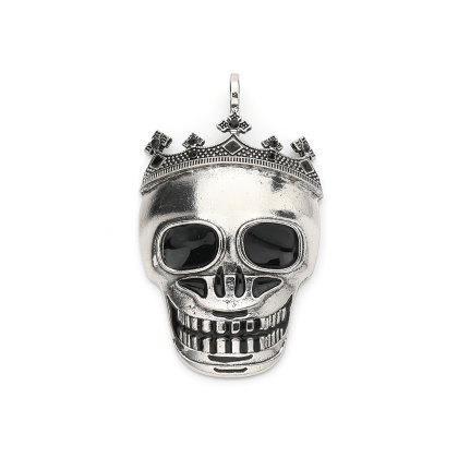 Anh„nger fr Halskette Vario Schmuck Skull Krone 5cm
