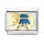 AKKi Italian Charms Armband Classic glieder Charm italy charm,Silber gold Edelstahl Links Kult modele Blume tiere Herz fr Basisarmband Gl?nzend matt Farbe kompatibel mit Original strass Elefant N1