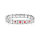AKKi Italian Charms Armband Classic glieder italy charm,Silber gold Edelstahl Links Kult modele Blume tiere Herz für Basisarmband Glänzend matt Farbe kompatibel mit Original strass Herz in rot
